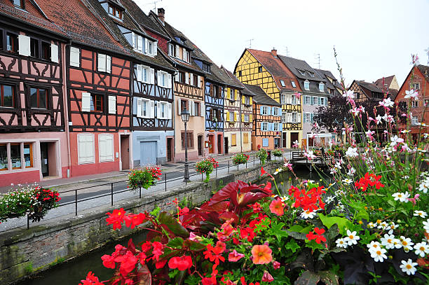 Colorful Colmar View of Colmar in France colmar stock pictures, royalty-free photos & images