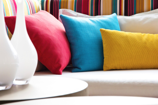 Colorful cushions