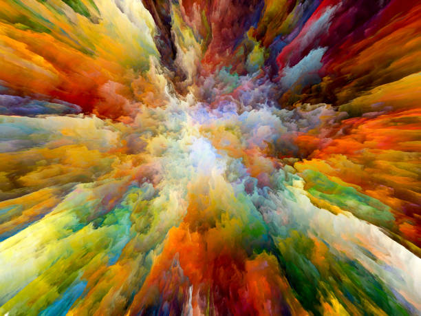 Colorful Explosion stock photo