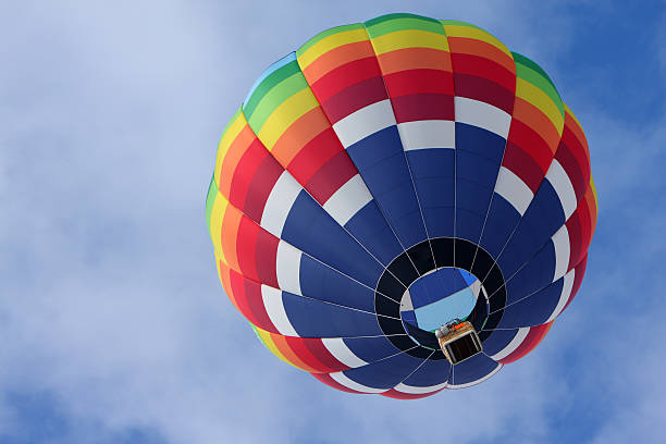 Colorful hot air balloon  zero gravity carnival ride stock pictures, royalty-free photos & images