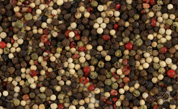 Colorful Peppercorn Background stock photo