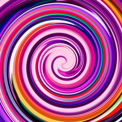 Colorful purple red spiral lollipop pattern swirl background
