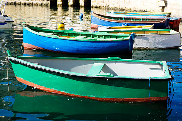 Colourful Boats stock photo
