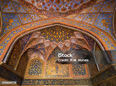 istock Colourful Interior of the Tomb of Akbar the Great in Sikandra Near Agra, India 1310649778