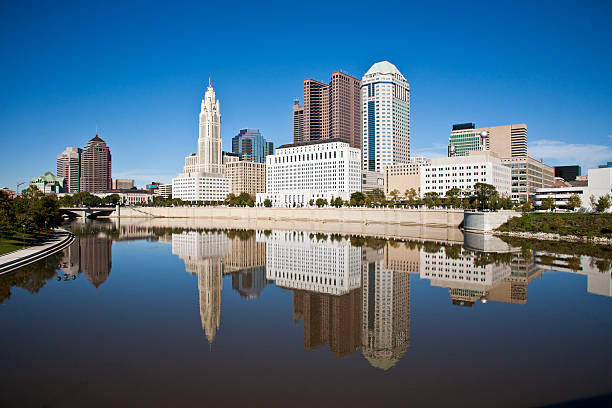 Columbus Ohio skyline stock photo