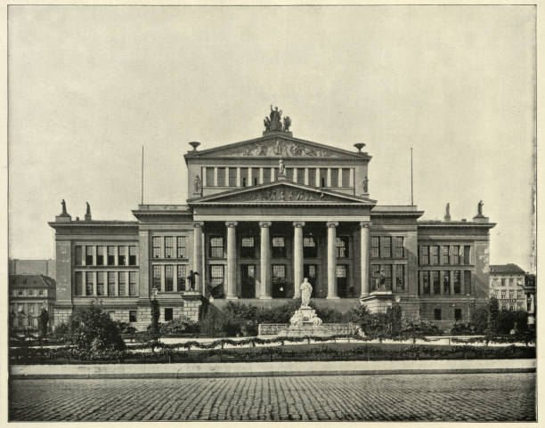 Comedy Theatre, Schiller Platz, Berlin, Germany, 19th Century stock photo