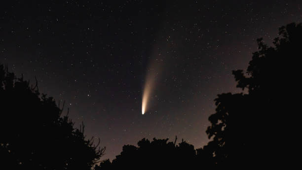 Comet Neowise stock photo
