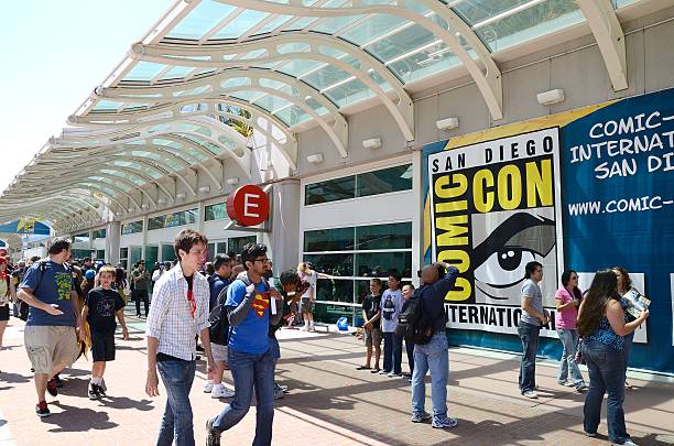 Comic Con Attendees Arrive At The Building