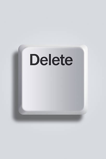 Computer delete key - Stok fotoğrafı.