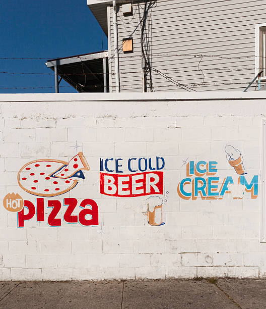 coney island hot pizza - brighton 個照片及圖片檔