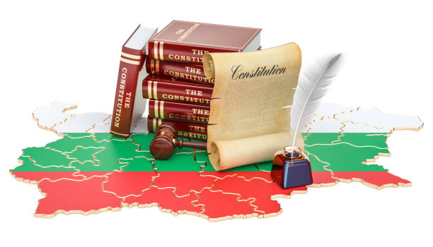 Constitution of Bulgaria concept, 3D rendering Constitution of Bulgaria concept, 3D rendering 1991 stock pictures, royalty-free photos & images
