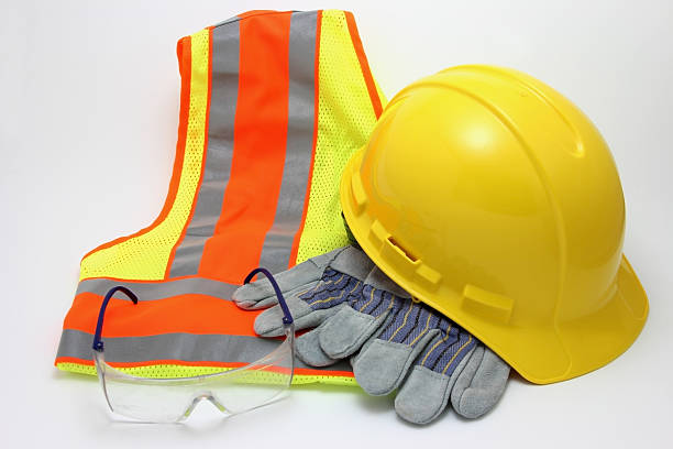 Construction Safety Apparel stock photo