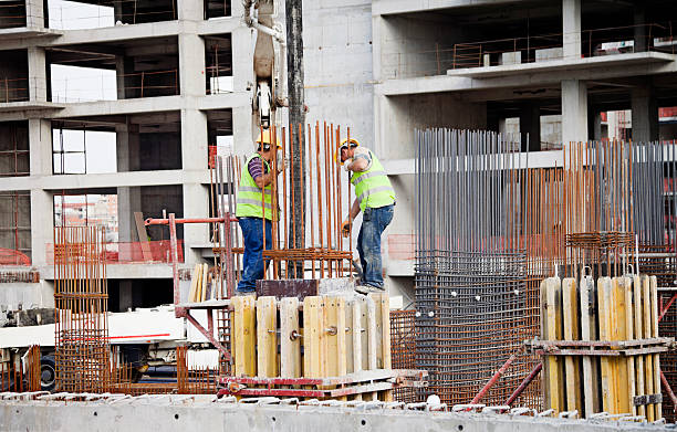 Construction Workers stock photo