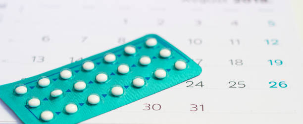 Contraceptive Pills stock photo
