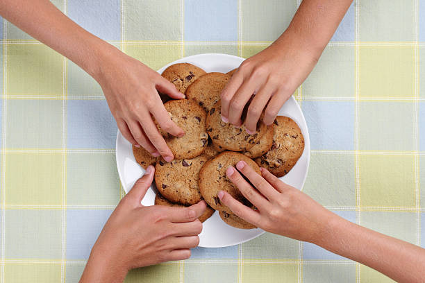 Cookie Snack Plate  gchutka stock pictures, royalty-free photos & images