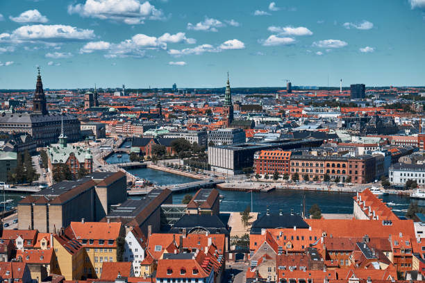 哥本哈根是丹麥的首都。 - copenhagen 個照片及圖片檔