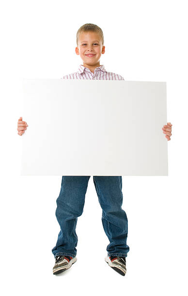 Copy Space Kid Two stock photo