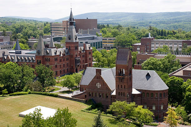 Cornell University campus stock photo