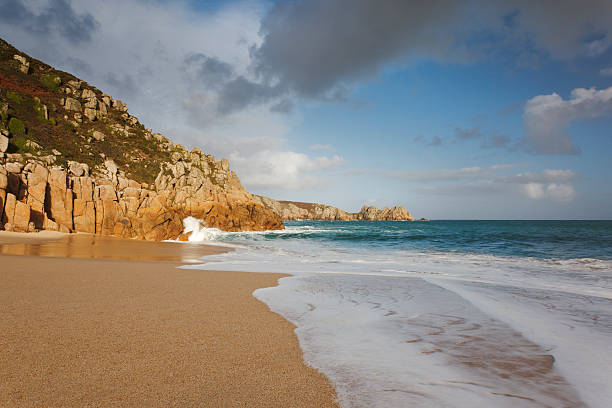 Cornish Beach stock photo