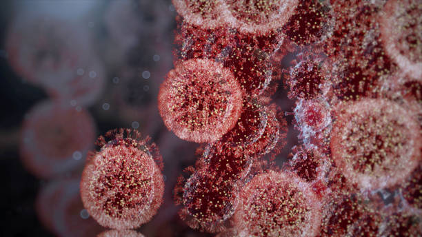мутация коронавируса - omikron стоковые фото и изображения