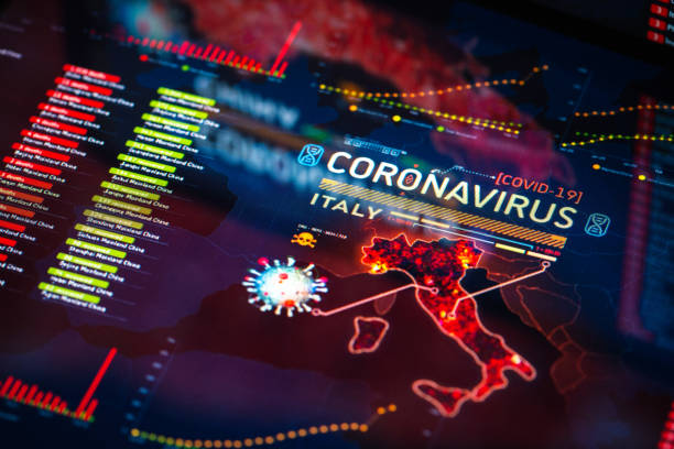 coronavirus uitbraak in italië - italië stockfoto's en -beelden