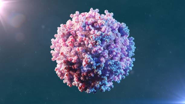 Coronavirus SARS-CoV-2, formerly known as 2019-nCoV stock photo