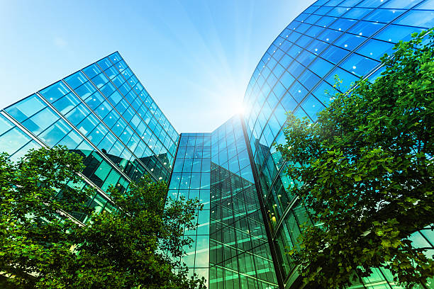 Corporate Modern Offices Building in London stock photo