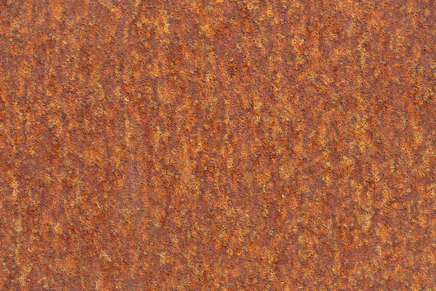 Corten steel or weathering steel textured surface. stock photo