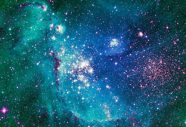 cosmos space stars nebula. elements of image furnished by nasa. - de ruimte en astronomie stockfoto's en -beelden