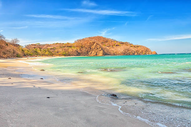 Costa Rica A beach in the Golfo de Papagayo in Guanacaste, Costa Rica peninsula stock pictures, royalty-free photos & images
