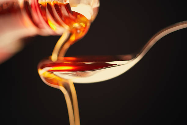 Cough Syrup stock photo