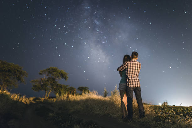 Best Stargazing Couple Stock Photos, Pictures & Royalty-Free Images ...