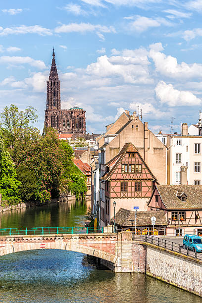 Covered Bridges (Ponts Couverts ) in Strasbourg Covered Bridges (Ponts Couverts ) in Strasbourg petite france strasbourg stock pictures, royalty-free photos & images