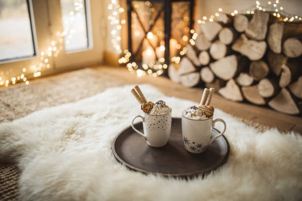 Cozy place for rest stock photo