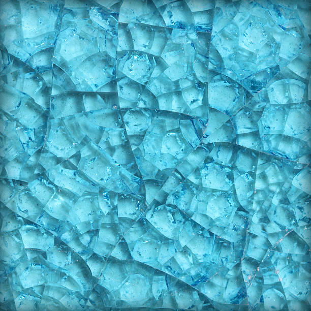 cracked glass background - ice bath ocean bildbanksfoton och bilder
