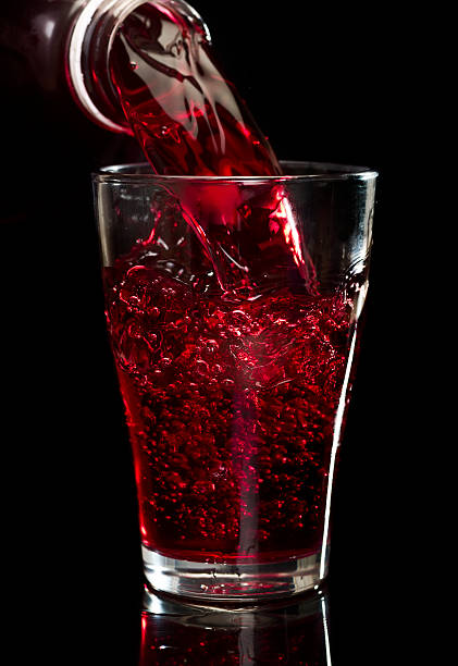 Cranberry juice stock photo