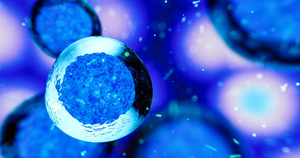 Creative image of embryonic stem cells stock photo