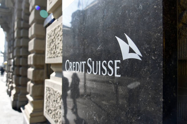 Credit Suisse - Headquarters stock photo