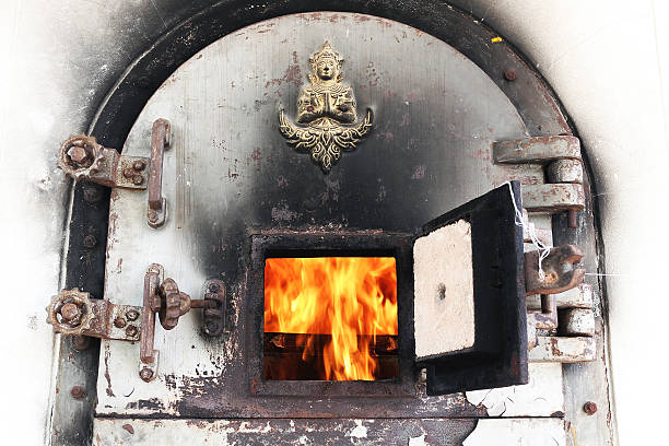 crematory door crematory door crematorium stock pictures, royalty-free photos & images