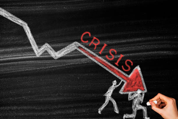 Crisis and opportunity concept stock photo