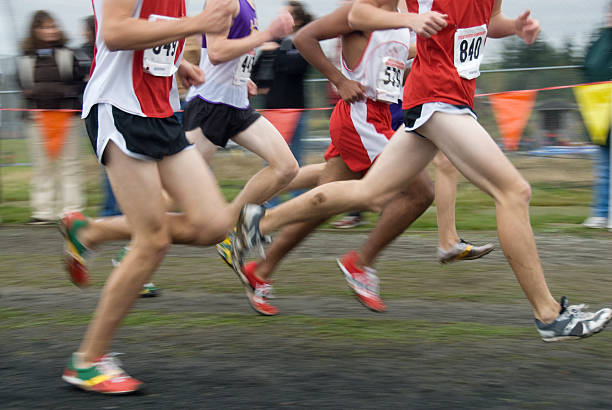 Cross Country Race  cross country running stock pictures, royalty-free photos & images