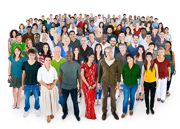 Crowed of Diversity People Friendship Happiness Concept Crowed of Diversity People Friendship Happiness Concept large group of people stock pictures, royalty-free photos & images