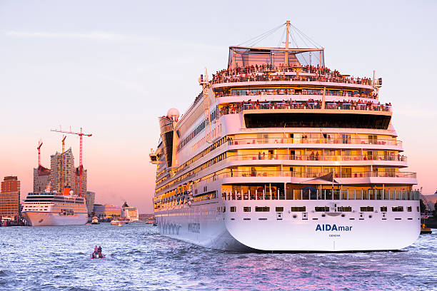 Cruise Days in Hamburg stock photo