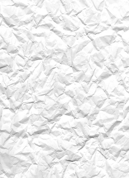 Crumbled White Paper, XXL 5398 x 3912 stock photo