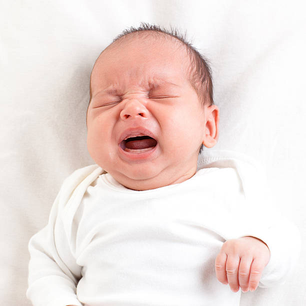 Crying Baby stock photo