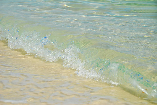 Crystal Clear Surf stock photo