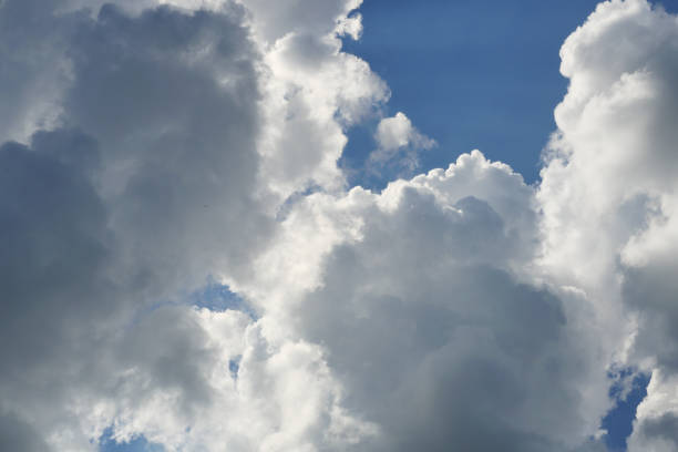 Cumulus cloud on beautiful blue sky Cumulus cloud on beautiful blue sky , Fluffy clouds formations at tropical zone , Thailand altostratus stock pictures, royalty-free photos & images