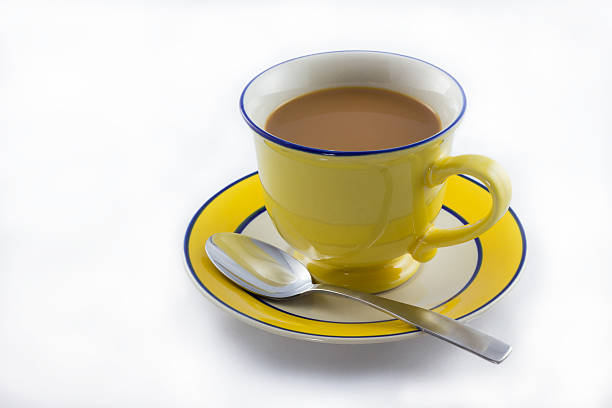 Cup of Milk Tea stock photo