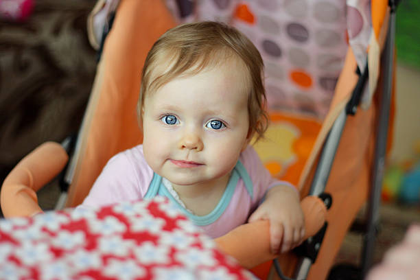 Curious Baby stock photo