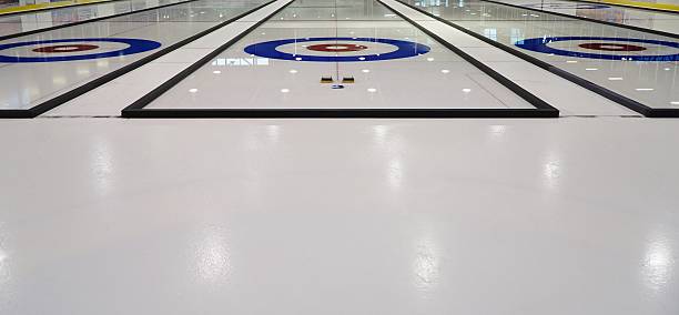 curling sheets - curling stockfoto's en -beelden